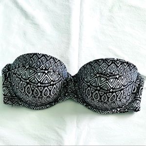 Aztec Print Bikini Top